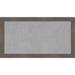 Latitude Run® Edwin Clay Grey Framed Magnetic Board Wood/Metal in Brown/Gray | 14 H x 26 W x 1 D in | Wayfair CEA08CAE66434B9FB4ECE6B4C0943C78