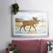 Millwood Pines Mountain Moose Framed On Paper Print in Blue/Brown/Gray | 27 H x 39 W x 1.5 D in | Wayfair D5057CDD20024AC0BBDD118F1689DA7C