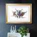 Union Rustic Modern Longhorns I Paper, Solid Wood in Blue/Brown/White | 15 H x 21 W x 1.5 D in | Wayfair 95469A436C2F4DF19567938AB6DB06AF