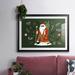 The Holiday Aisle® Little St. Nick Collection A Framed On Paper Print in Green/Red/White | 15 H x 21 W x 1.5 D in | Wayfair