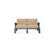 Woodard Elevation 55" Wide Outdoor Loveseat w/ Cushions Sunbrella® Fabric Included in Gray | 27.5 H x 55 W x 35 D in | Wayfair 2S0419-72-14Y