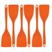 Reston Lloyd 1 Reston Lloyd Melamine Spatula Set (6 Pieces) in Orange | Wayfair 04506