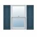 Builders Edge, TailorMade Panels, Raised Panel Shutters, w/Shutter-Loks Vinyl in Gray | 46" | Wayfair BEP2180046004