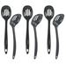 Reston Lloyd 1 Reston Lloyd Melamine Slotted Spoon Set (6 Pieces) in Black | Wayfair 03116