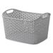 Whitmor Plastic Storage Bin Plastic in Gray | 10 H x 13 W x 15 D in | Wayfair 6707-105-ALY