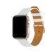 Posh Tech White Patent Leather Band for Apple Watch - Size 38mm/40mm/41mm