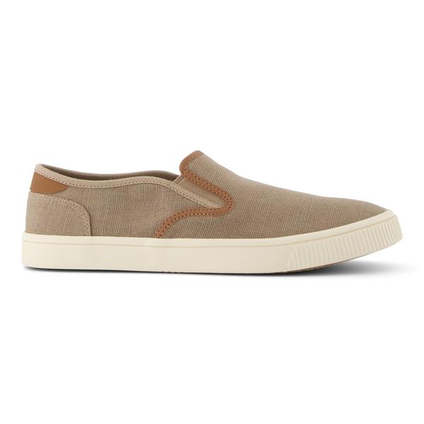 toms-mens-baja-taupe-synthetic-trim-slip-on-sneakers-shoes-brown-natural,-size-8.5/