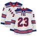 Adam Fox New York Rangers Game-Used #23 White Set 1 Jersey from the 2023-24 NHL Season