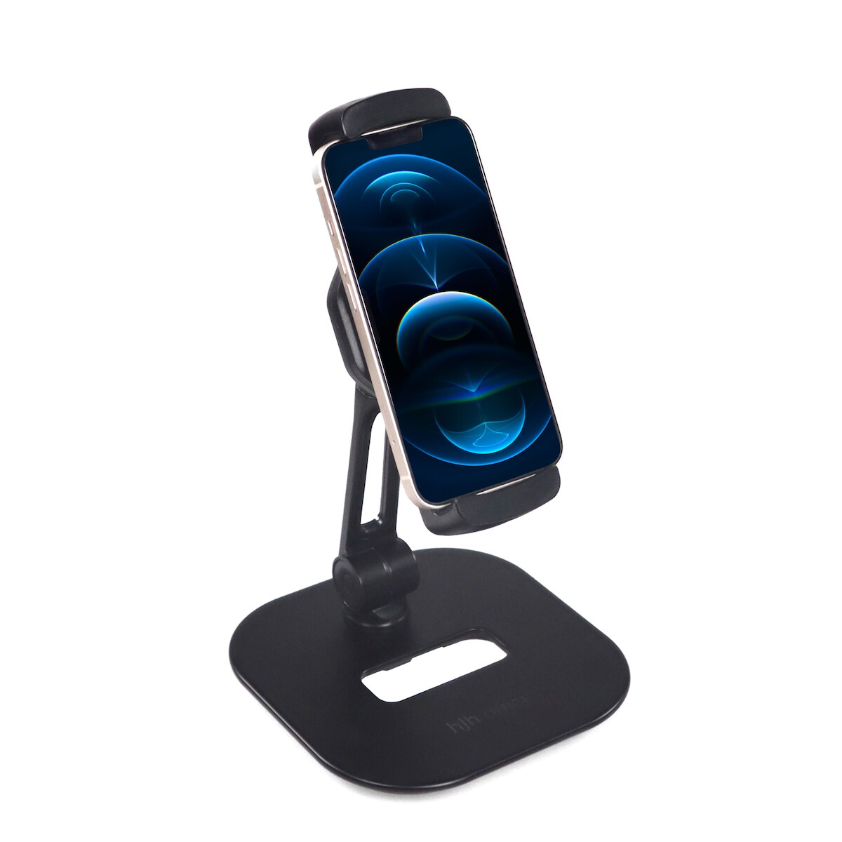 Handyhalterung / Tablethalterung FLEXMOBI IV Tischständer mit Handyklemme Metall schwarz hjh OFFICE Image