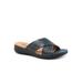 Women's Tillman Sandal by SoftWalk in Navy Laser (Size 7 1/2 N)