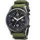 Elliot Brown Canford Black Dial Green Textile Strap Men’s Watch 202-004-N01