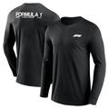 Men's Fanatics Branded Black Formula 1 End Credits Long Sleeve T-Shirt