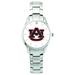 Women's Silver Auburn Tigers Stainless Steel Bracelet Wristwatch