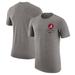 Men's Nike Heather Gray Alabama Crimson Tide Retro Tri-Blend T-Shirt