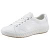 Sneaker ARA "AVIO", Damen, Gr. 9,5, weiß, Glattleder, sportlich, Schuhe, Slipper, Halbschuh, Freizeitschuh mit Wechselfußbett in G-Weite