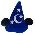 Disney Accessories | Disney Parks Sorcerer Mickey Costume Hat 16 Inch Adult Os Blue Ears Cosplay | Color: Black/Blue | Size: Os
