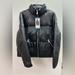 Levi's Jackets & Coats | Levi’s Women’s Faux Leather Puffer Jacket Nwt Black Size Large | Color: Black | Size: L