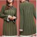 Anthropologie Dresses | Anthropologie Arsenau Moss Green/Gray Sweater Dress | Color: Gray/Green | Size: M