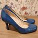 Nine West Shoes | Blue Nine West Heel 6.5m | Color: Blue | Size: 6.5