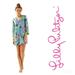 Lilly Pulitzer Tops | Lilly Pulitzer Marco Island Tunic | Color: Blue/Green | Size: S