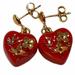 Louis Vuitton Jewelry | Louis Vuitton Boucle D'ereille Cool Unclusion M66082 Heart Brand Accessories Ear | Color: Red | Size: Os