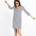 Madewell Dresses | Madewell Cotton Striped 3/4 Sleeve Knit Dress | Color: Blue/White | Size: M
