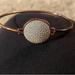 Kate Spade Jewelry | Euc Kate Spade Crystal Bangle Druzy Circles Rose Gold Bracelet | Color: Gold | Size: Os