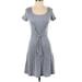 Anthropologie Dresses | Anthropologie Caution To The Wind Casual Tie Dress Size Small | Color: Blue/White | Size: S