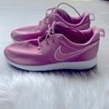 Nike Shoes | Nike Roshe Sneakers - Nike Kids Roshe One Pink Tennis Shoes | Color: Pink | Size: 39eu