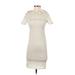 Sincerely Jules Casual Dress: Ivory Dresses - Women's Size Small