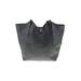 Coach Factory Leather Tote Bag: Black Solid Bags
