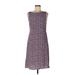 J.Crew Casual Dress - A-Line High Neck Sleeveless: Purple Dresses - Women's Size 10