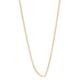 Jollys Jewellers Women's 9Carat Rose Gold 17.75" Curb Chain/Necklace (1mm Wide) | One Of A Kind Ladies Necklace