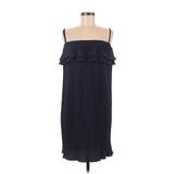 Juicy Couture Cocktail Dress - Party Square Sleeveless: Blue Solid Dresses - Women's Size Medium