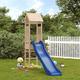 Camerina Playhouse with Slide Solid Wood Pine,Playhouse,Playhouse with Slide,Sports Toys & Outdoor(SPU:3155807)