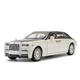 Simulation car retro car model For Rolls Royce for Phantom Starlight 1:18 Alloy Car Diecasts & Toy Vehicles Car Model Sound Car Toys Gifts (Color : White Black)