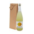 Yuzu Sake Keigetsu Japanese Sake with Kraft wine gift bag 75cl wine present Birthday, Anniversary