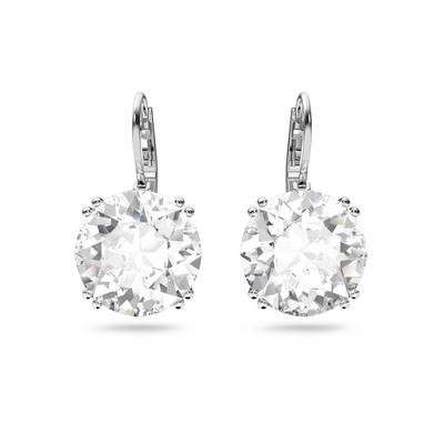 Paar Ohrhänger SWAROVSKI "Millenia Ohrringe", silber (metallfarben, kristallweiß, kristallweiß), Ohrringe, Damen, Metall, mit Swarovski Kristall Image