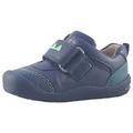 Start-rite Dino Foot 0829-9 Navy Dino Leather Boys First Shoes F-Standard 5.5 Child