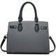 DMICXEL Tote Bag Crossbody Purses for Women Shoulder Handbag PU Leather Top Handle Satchel Bags, Grey Black