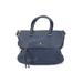 Vince Camuto Satchel: Pebbled Blue Solid Bags