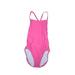 Nike One Piece Swimsuit: Pink Solid Swimwear - Women's Size 10