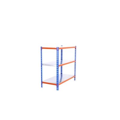 PROREGAL Schwerlastregal BABY METAL SHARK | HxBxT 90x80x50cm | Fachlast 180kg | Blau-Orange | Regal Standregal Werkstattregal Lagerregal Image