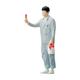 Man painting painter 1:64 miniature figure in overalls people decorating art artist red paint MALE Scale Model mini Diorama little small