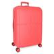 Pepe Jeans Highlight Koffer, mittelgroß, Rot, 48 x 70 x 28 cm, ABS, TSA-Verschluss, 79 l, 3,22 kg, 4 Doppelrollen von Joumma Bags, rot, Mittelgroßer Koffer