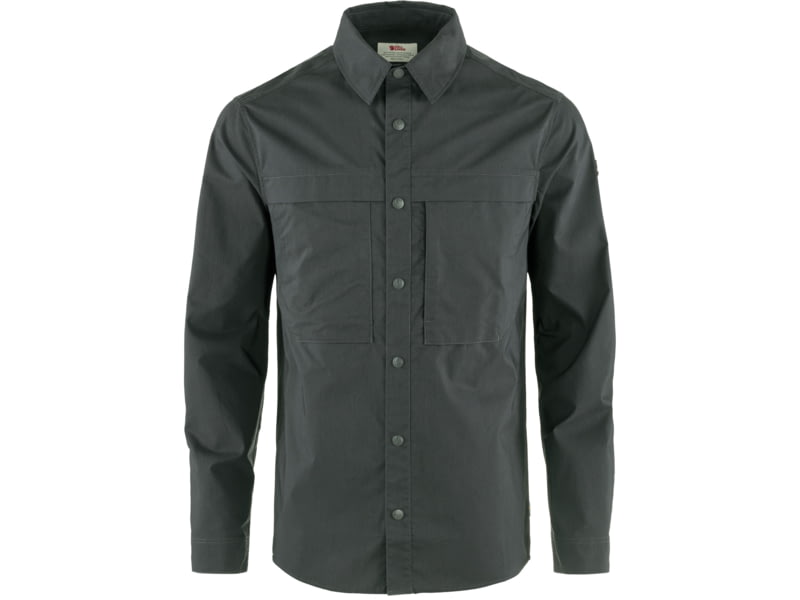 Fjallraven Abisko Trail Shirt Long Sleeve - Men's Dark Grey Extra Large F12600194-30-XL
