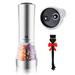 Refillable Electric Salt and Pepper Grinder Set