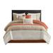 Gracie Mills 7-Piece Transitional Color Block Comforter Set