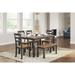 Signature Design by Ashley Gesthaven Natural/Brown Dining Table with 4 Chairs and Bench (Set of 6)
