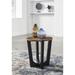 Signature Design by Ashley Hanneforth Brown/Black End Table - 22"W x 22"D x 24"H
